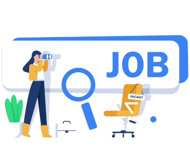 RozgarLe job search illustration